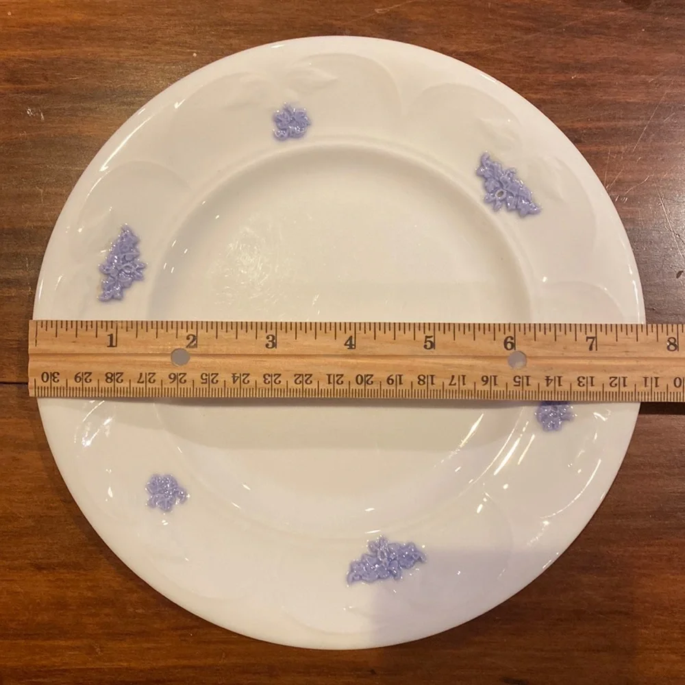 RARE!! Adderley 8” Plate Fine Bone China England Blue Chelsea